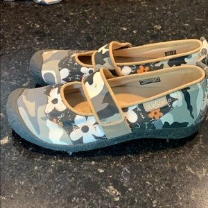 Keen Mary Jane style shoe.